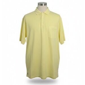 Polo Ralph Lauren Vintage Polo Shirt Classic Fit Yellow XL
